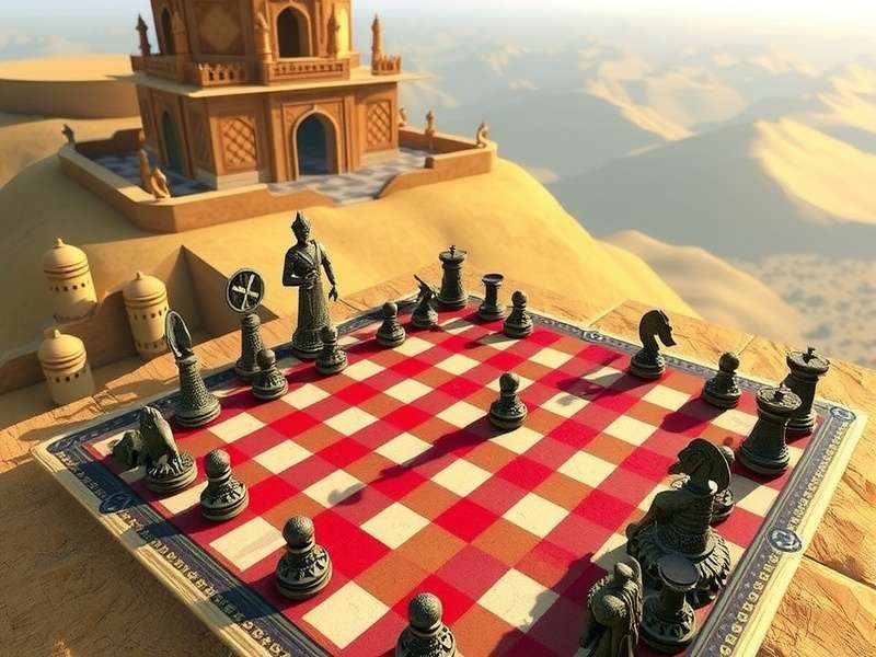 Historical Sanyasi Chess Board